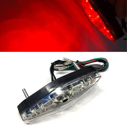 

Motorcycle 15LED Brake Light Tail Light Decoration Lamp(Black Shell)