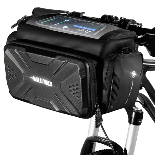 

WILD MAN GS6 4L Outdoor Cycling Waterproof Bicycle Bag(Black)