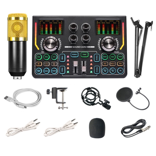 

X5 Mixer Live Sound Card Set, Spec: Sound Card+Gold BM800