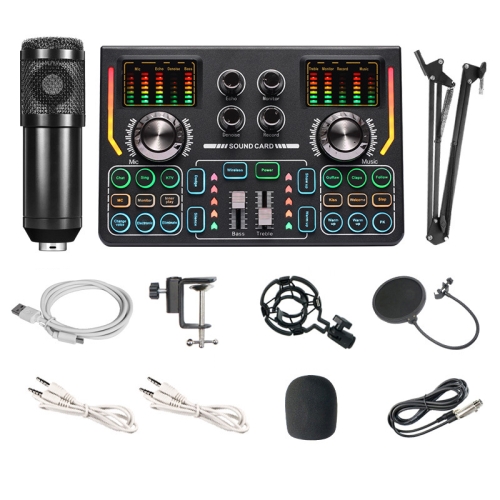 

X5 Mixer Live Sound Card Set, Spec: Sound Card+Black BM800