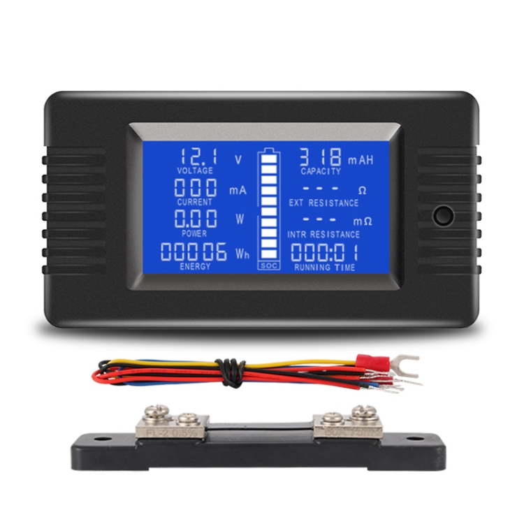 

DC 0-200V Voltage Current Battery Tester, Specification: PZEM-015 With 50A Shunt
