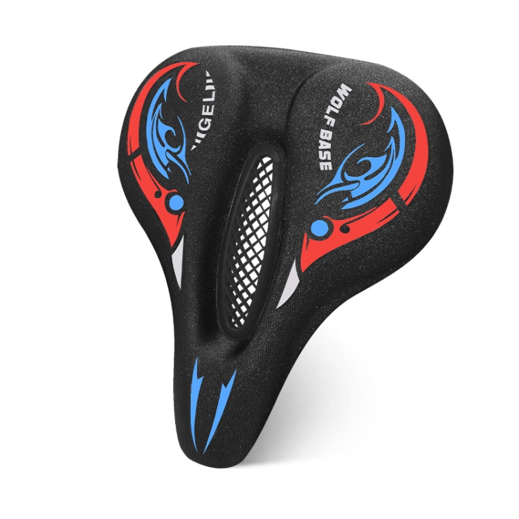 

Bicycle Seat Cover Thickened Silicone Shock-absorbing Saddle Cover(Black)