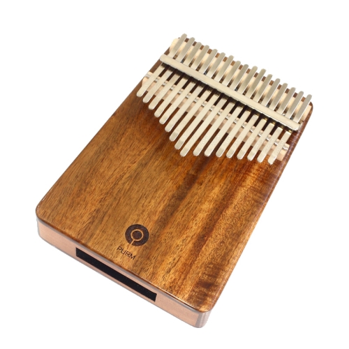 

PURM Kalimba Thumbs Piano Beginner Piano Portable Musical Instrument, Color: 17-tone Acacia Wood