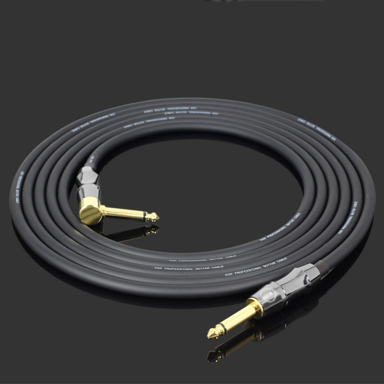 

KGR Guitar Cable Keyboard Drum Audio Cable, Specification: 30m(Elbow Straight Jack)