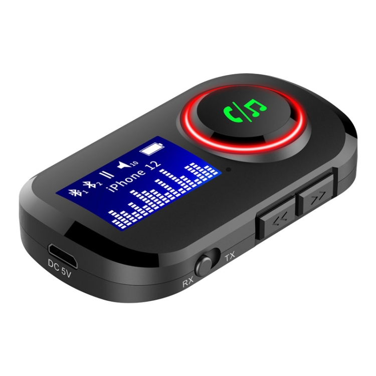 

BR05 2 In 1 Car Bluetooth Receiver Audio Amplifier Converter with Display