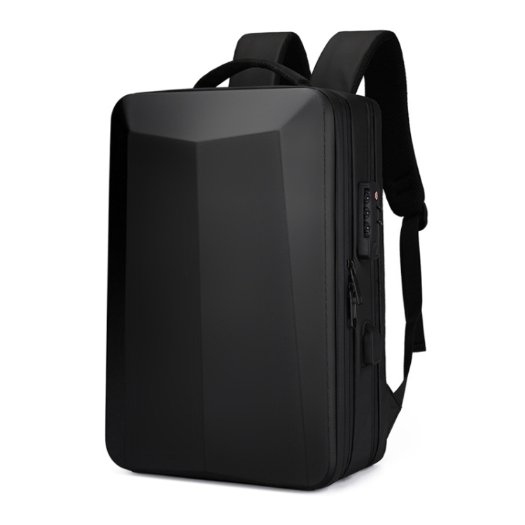 

ABS Hard Shell Gaming Computer Backpack, Color: 15.6 inches (Black)