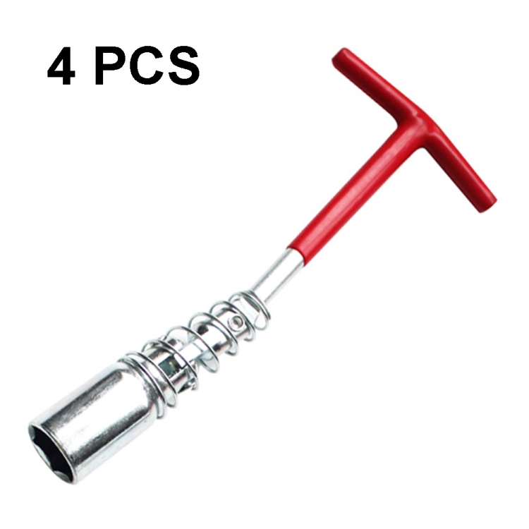 

4 PCS Car Spark Plug Sleeve Wrench Universal Car Disassembly Tool, Style: 16mm Short