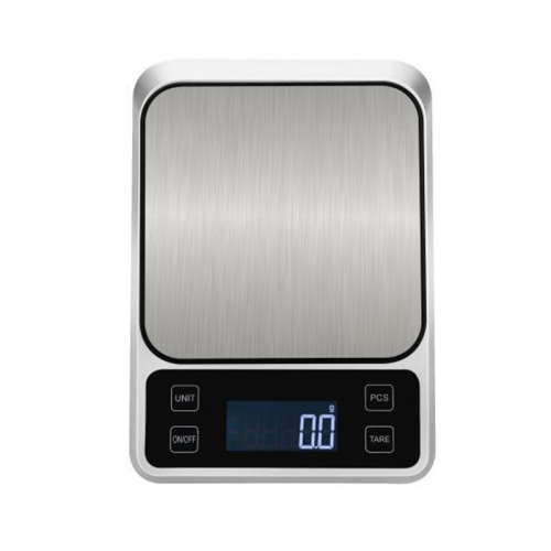 

Stainless Steel Food Baking Scale Small Bench Scale Kitchen Electronic Scale English 5kg/1g