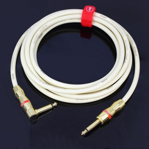 

KGR 17AWG Electric Guitar Cable Line Bass Line, Specification: 15m(Elbow Straight Jack)