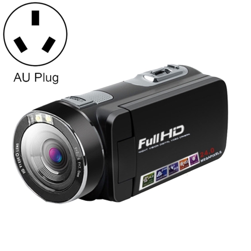 

1080P 24MP Foldable Digital Camera, Style: AU Plug