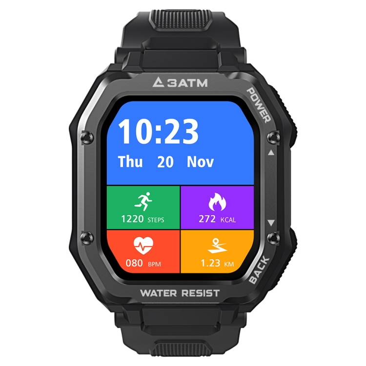 

KOSPET Rock 1.69 Inch Outdoor Sports Waterproof Smart Watch(Black)