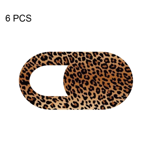

6 PCS Camera Privacy Cover Mobile Phone Lens Protection Slide Cover(Leopard B1-BW1 )