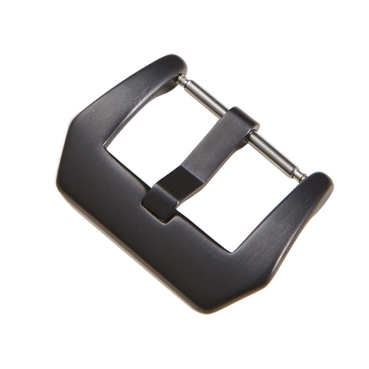

3 PCS Stainless Steel Brushed Pin Buckle Watch Accessories, Color: 18mm Black