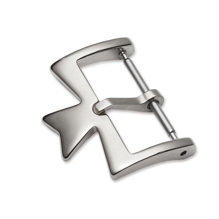 

VC Stainless Steel Butterfly Pin Buckle Watch Accessories, Style: 14mm Buckle(Silver)