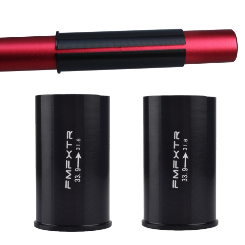 

2 PCS FMFXTR Bicycle Seat Tube Reducer Sleeve Conversion Sleeve, Specification: 33.9mm To 31.6mm