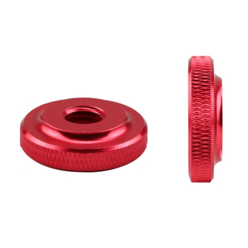 

10 PCS Knurled Aluminum Alloy Single Layer Hand Tight Nut , Product specification: M10-D30*8Red