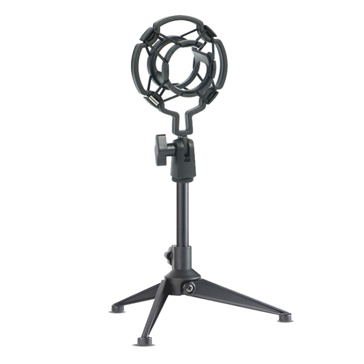 

HM101B Standard Foldable Microphone Desk Stand with Shockproof Rack