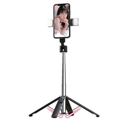 

Phone Live Bracket Bluetooth Selfie Tripod, High: 102CM (Stainless Steel + + Dual Fill Lights)