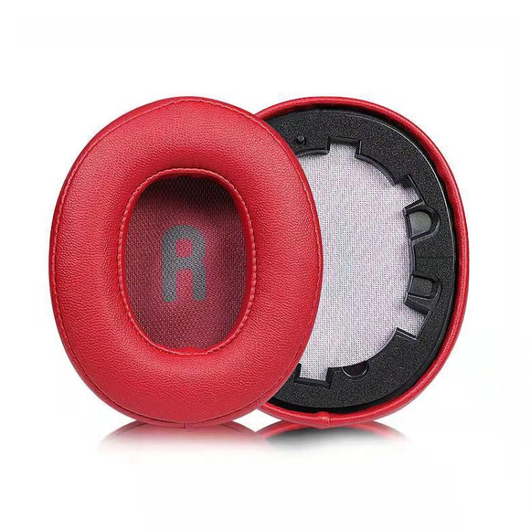 SUNSKY - 1 Pair Headphone Cover Earmuffs for JBL TUNE700 T750BTNC  T700BT(Red Protein Leather)