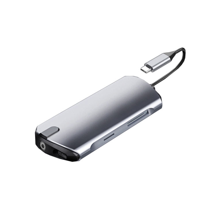 

Type-C Extension Dock 8 In 1 Laptop Converter USB HUB Hub