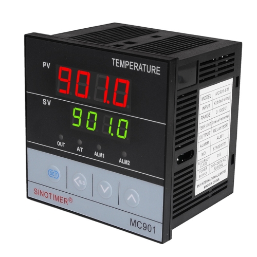 SINOTIMER MC901 Short Shell PID Smart Temperature Control Instrument Heating Refrigeration Relay