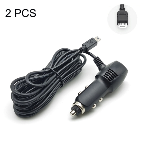 

2 PCS Car Charger Driving Recorder Supply Line, Style: 1A+2A(Android Straight Head)