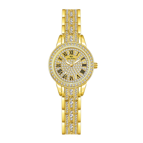 

BS Bee Sister FA1501 Ladies Diamond Watch Chain Watch(Gold)