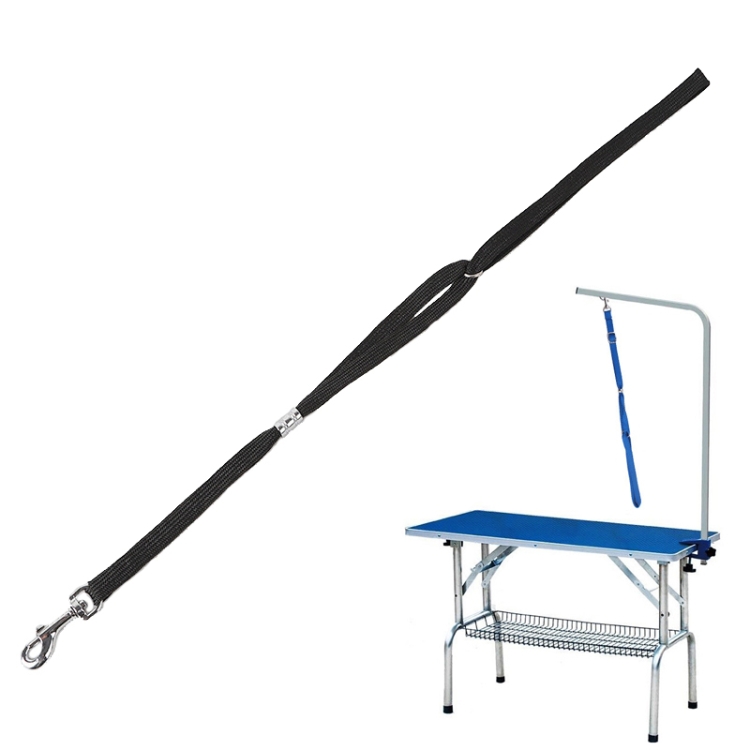 

4 PCS Pet Bath and Grooming Table Fixed Rope Dog Traction Rope, Color: Black