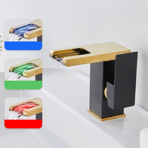 

Smart Color-changing Temperature Recognition Faucet, Specification: C Style