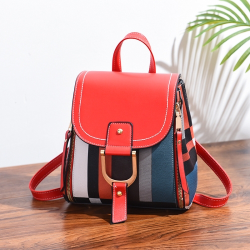 

TFZ 959 PU Soft Leather Ladies Backpack(Red Wine)