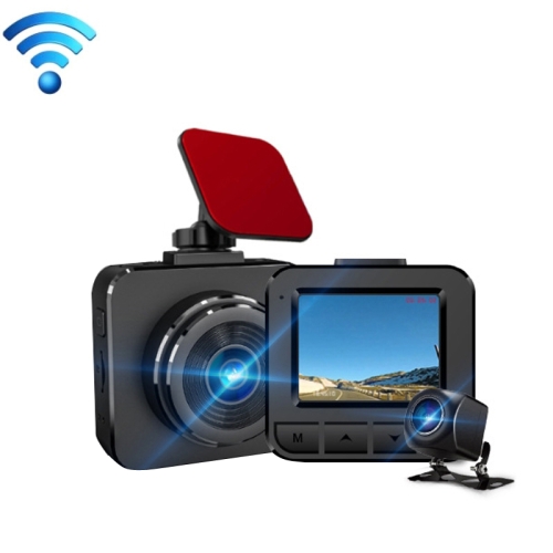 

KG210 1080P WIFI Hidden HD Voice Prompt Car Recorder, Style: Dual Lens