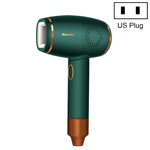 

Aimanfun Home IPL Laser Photon Rejuvenation Hair Removal Instrument, Plug: US Plug(Dark Green)