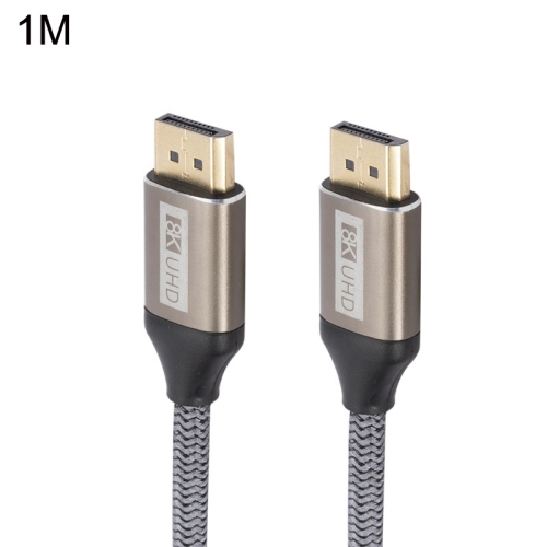 

DP032 Computer 8K HD DP Connecting Cable, Length: 1m(Silver Gray)
