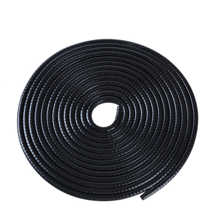 

10m U-shaped Non-stick Car Rubber Seal Bumper(Black)