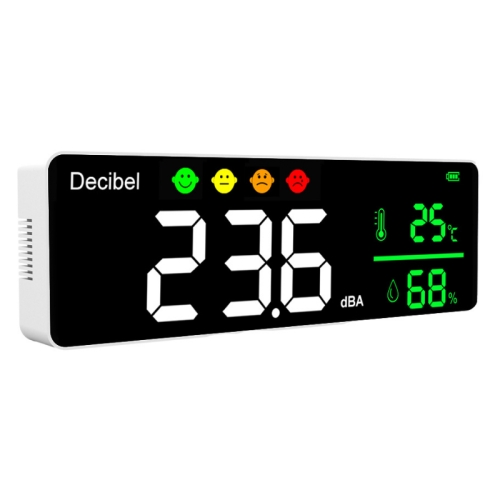 

DM1306D Wall-mounted Decibel Meter Temperature & Humidity Detector