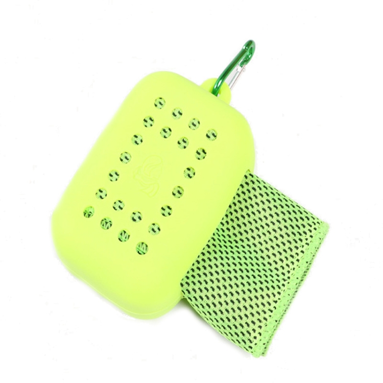 

30x90cm Summer Fitness Cold Sports Towel To Cool Down Ice Cold Towel(Green)