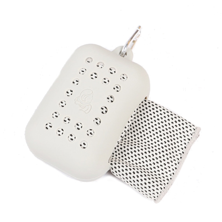 

30x90cm Summer Fitness Cold Sports Towel To Cool Down Ice Cold Towel(Light Grey)