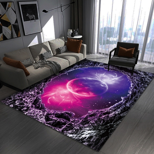 

3D Visual Cartoon Cosmic Planet Living Room Carpet, Size: 40x60cm(RZ Cosmic Planet 12)