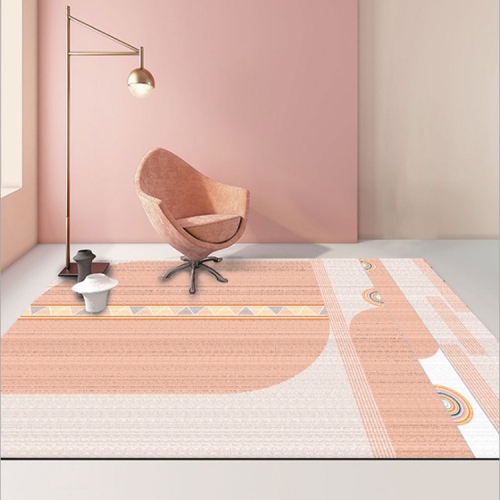 

Modern Abstract Geometric Living Room Rug Coffee Table Cushion, Size: 120x160cm(06)