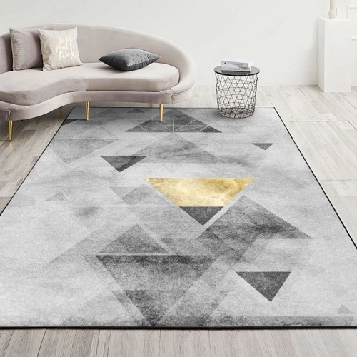 Moderne abstracte geometrische woonkamer vloerkleed salontafel kussen, maat: 140x200cm (17)