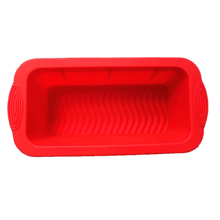 

2 PCS Silicone Pizza Toast Box Long Cake Mold(Red)
