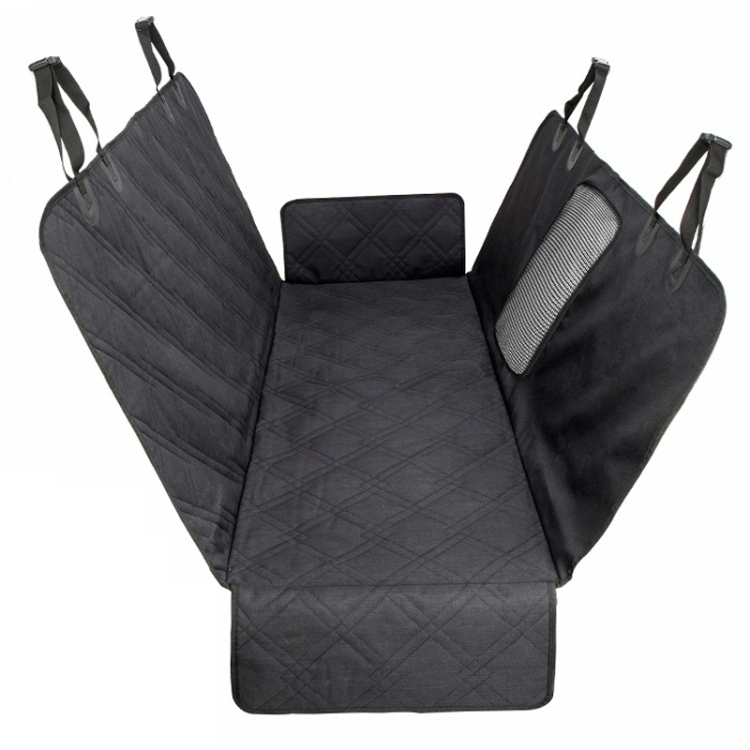 

Car Rear Seat Waterproof Bite Resistant Pet Cushion, Color: CZD-B2-13 Cedic Black)(137x147cm)