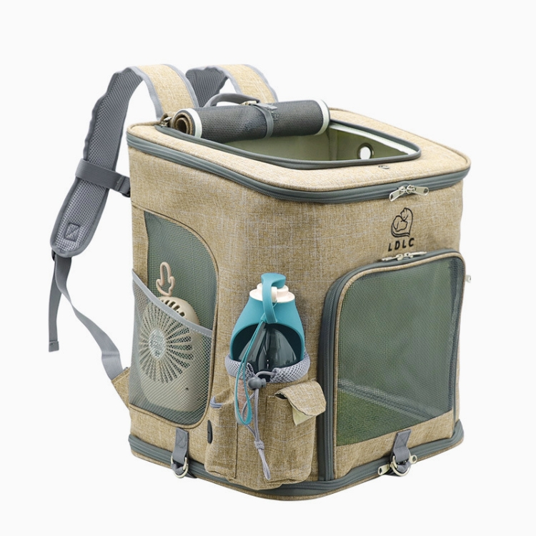 

LDLC QS-002-L Foldable And Breathable Portable Pet Backpack(Ginger Yellow)