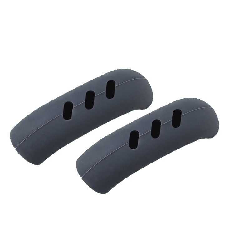 

5 Pair Silicone Pot Handle Insulation Cover Iron Pot Handle Cover(Simple Gray)