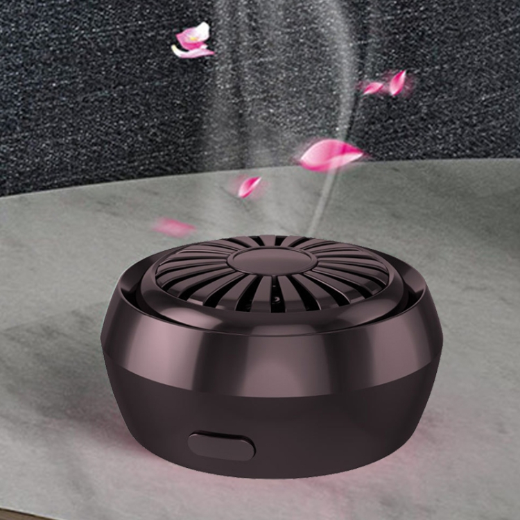 

Mini Car Smart Aroma Diffuser Home Atomizing Diffuser(Black purple)