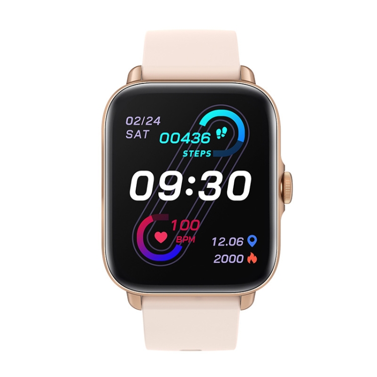 

LOANIY Y22 Heart Rate Monitoring Smart Bluetooth Watch, Color: Gold