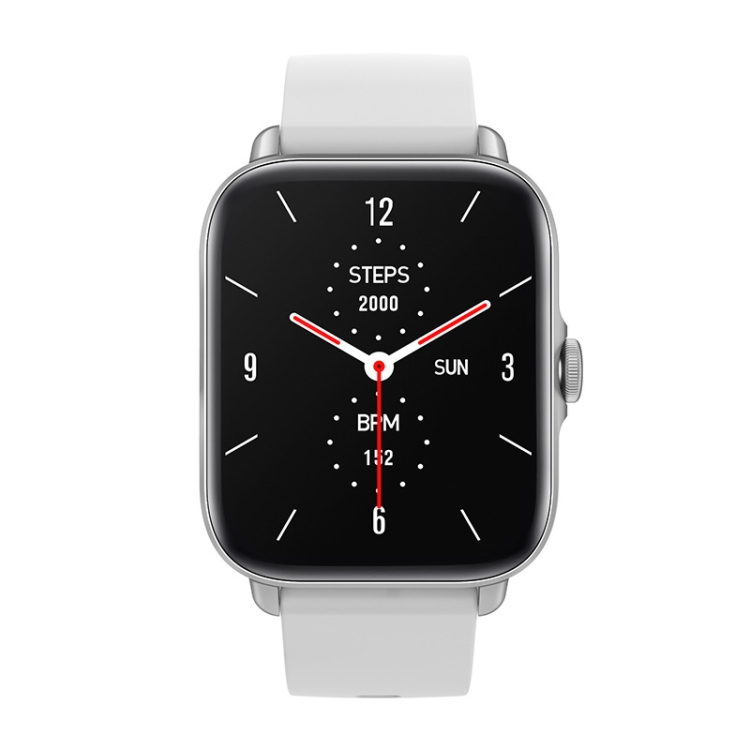 

LOANIY Y22 Heart Rate Monitoring Smart Bluetooth Watch, Color: Silver Gray