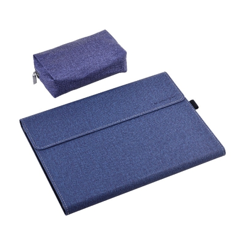 

All-Inclusive Drop Case For Microsoft Surface Pro 8, Color: PC Hard Shell Dark Blue With Power Pack