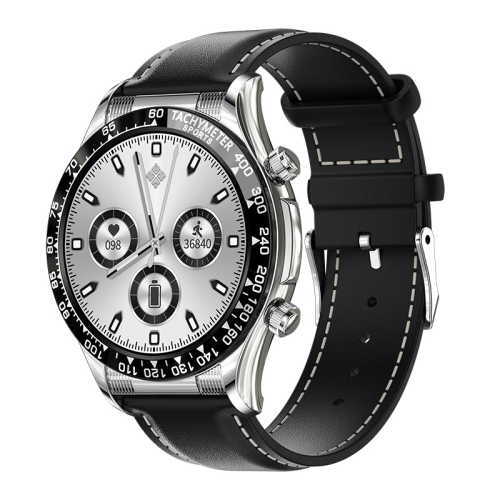 

LOANIY E18 Pro Smart Bluetooth Calling Watch with NFC Function, Color: Black Leather