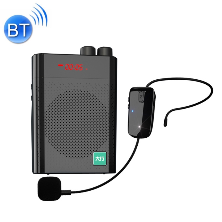 

ASiNG K7 Multifunctional Recording Bluetooth Audio Portable Wireless Microphone(Black)